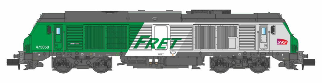 REE Modeles NW-112 - French Diesel Locomotive Class BB-75000